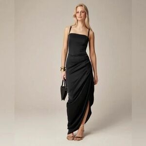 NWT J Crew Collection Black Evening Dress